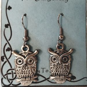 Wise Old Owl Earrings